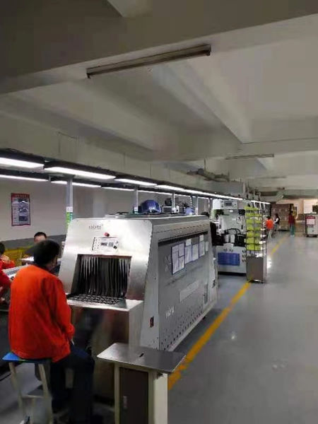 Dongguan Fangxin Gift Manufacturing Co., Ltd. linea di produzione in fabbrica